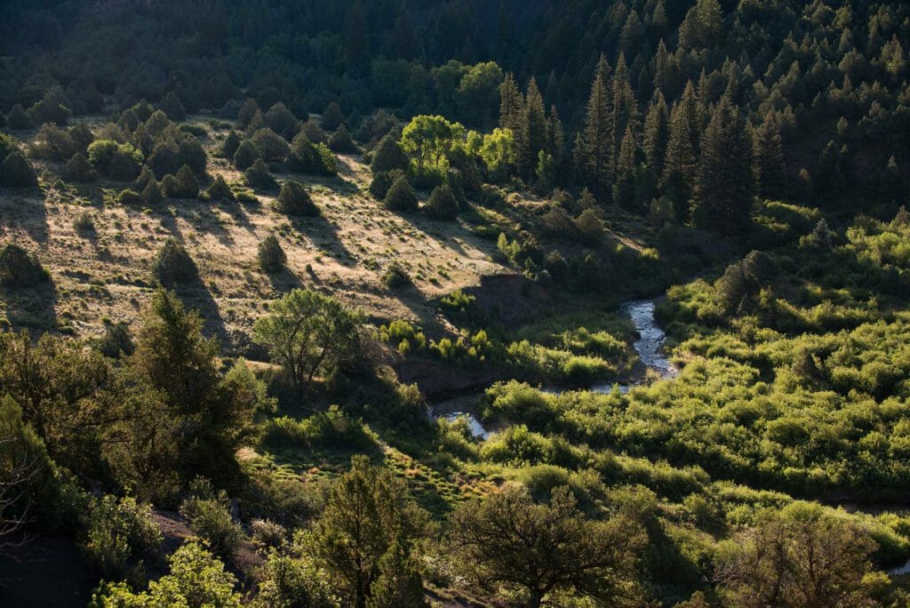 The Thompson Divide in Colorado. The CORE Act would protect some 200,000 acres of the area from future oil and gas drilling. 