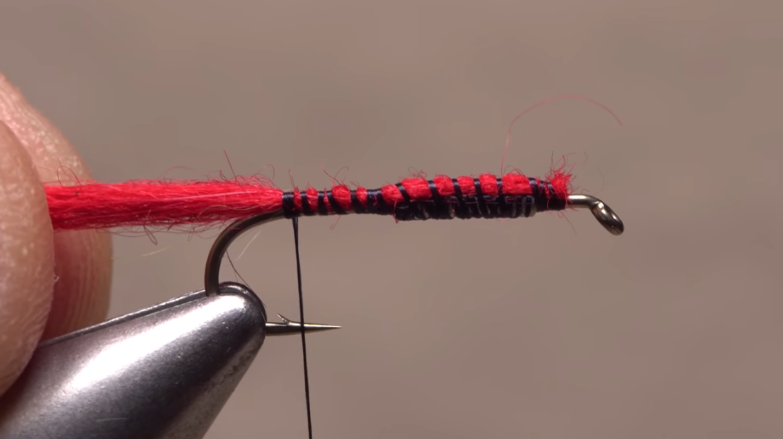 Tying the Woolly Worm.