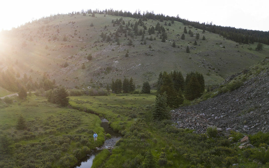 Fly fishing contortionist
