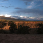 A view of the mountains in New Mexico.