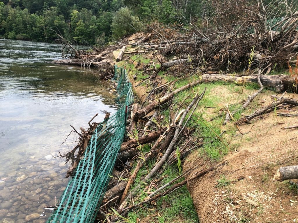 TU Completes First Phase Of Tippy Dam Site Bank Restoration In Michigan