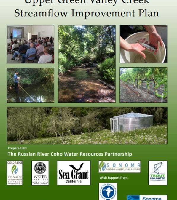 New Streamflow Improvement Plan helps coho in key Russian River tributary