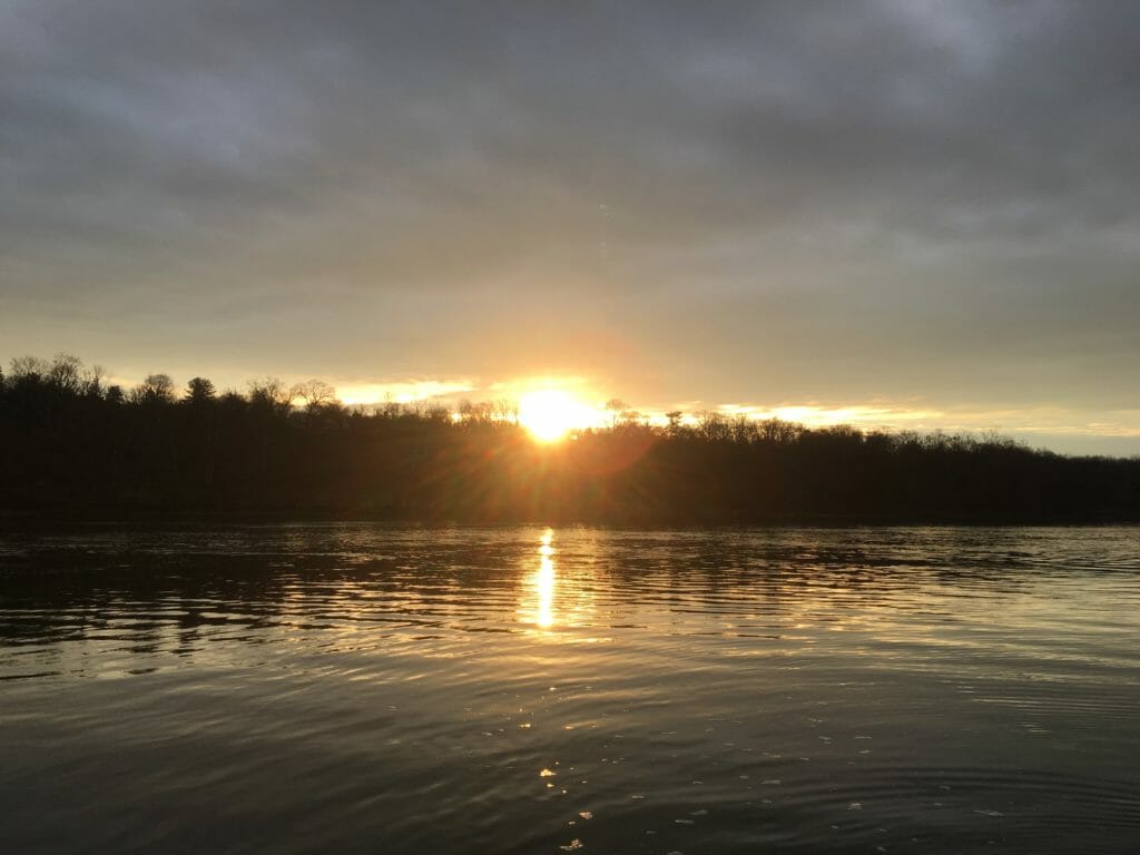 Dawn over the Potomac River