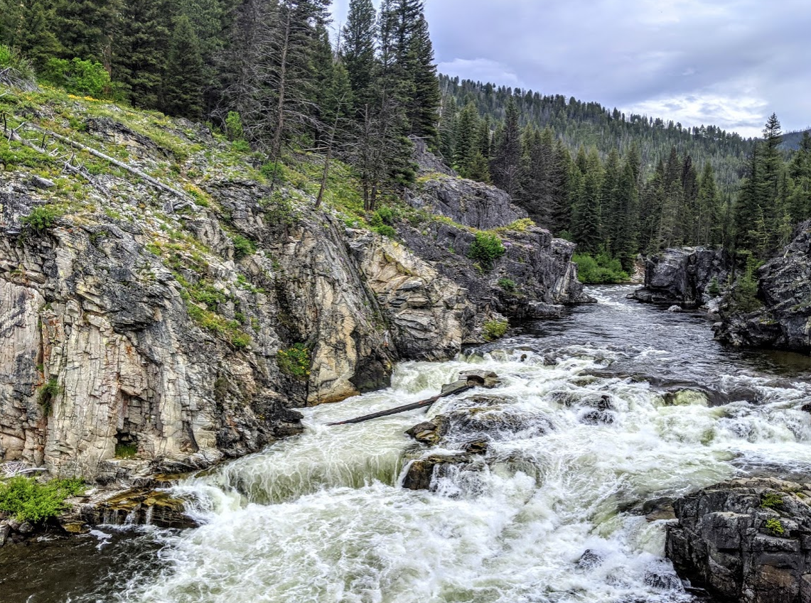 Dagger Falls on the Middle Fork of the Salmon River.