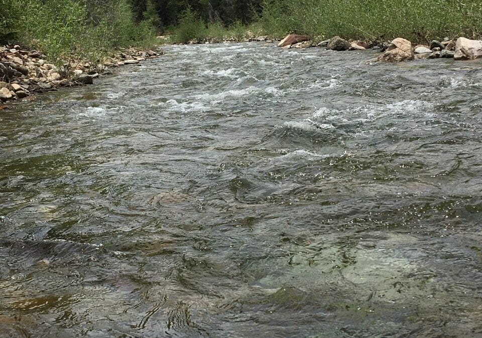 High mountain streams feed the soul