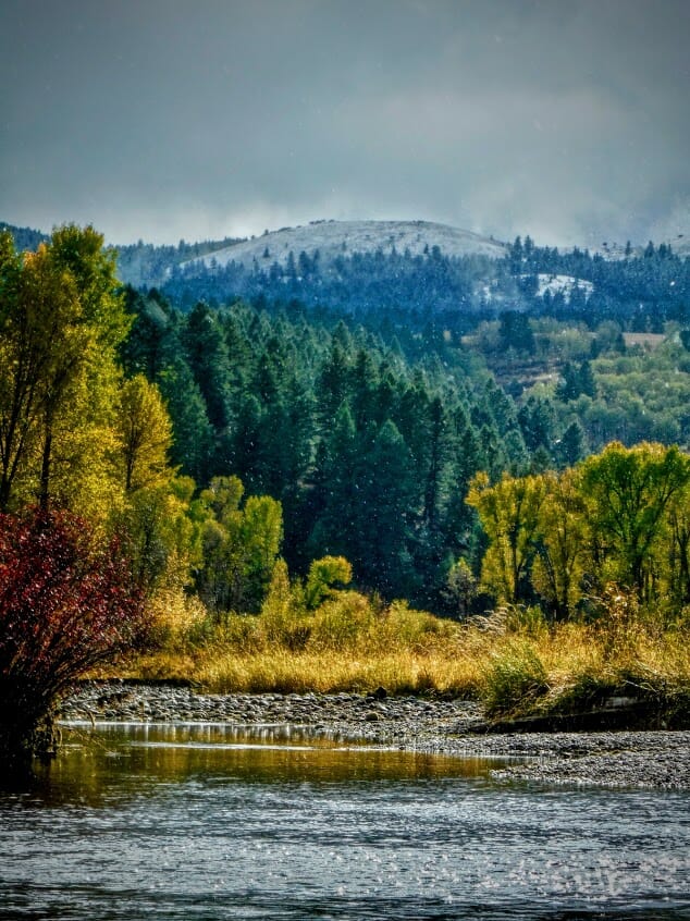 The South Fork of the Snake River in Idaho.