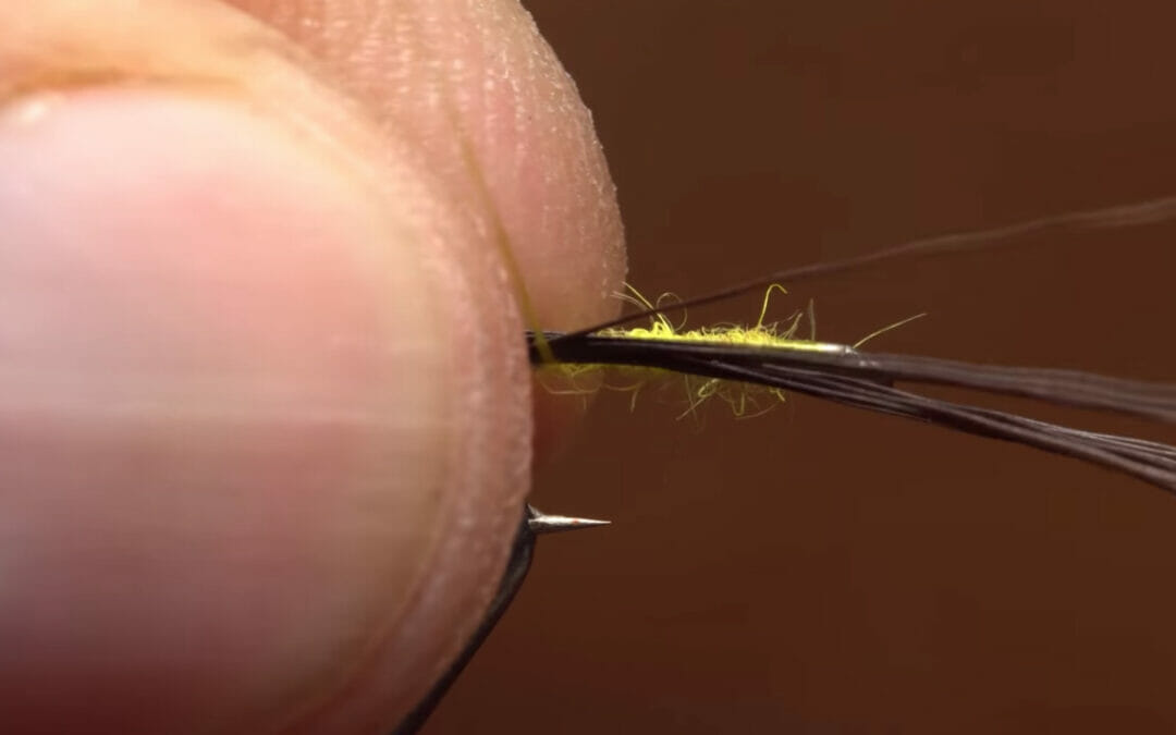 How to tie the Yellow Humpy fly pattern