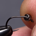 Tying the Black and Tan jig.