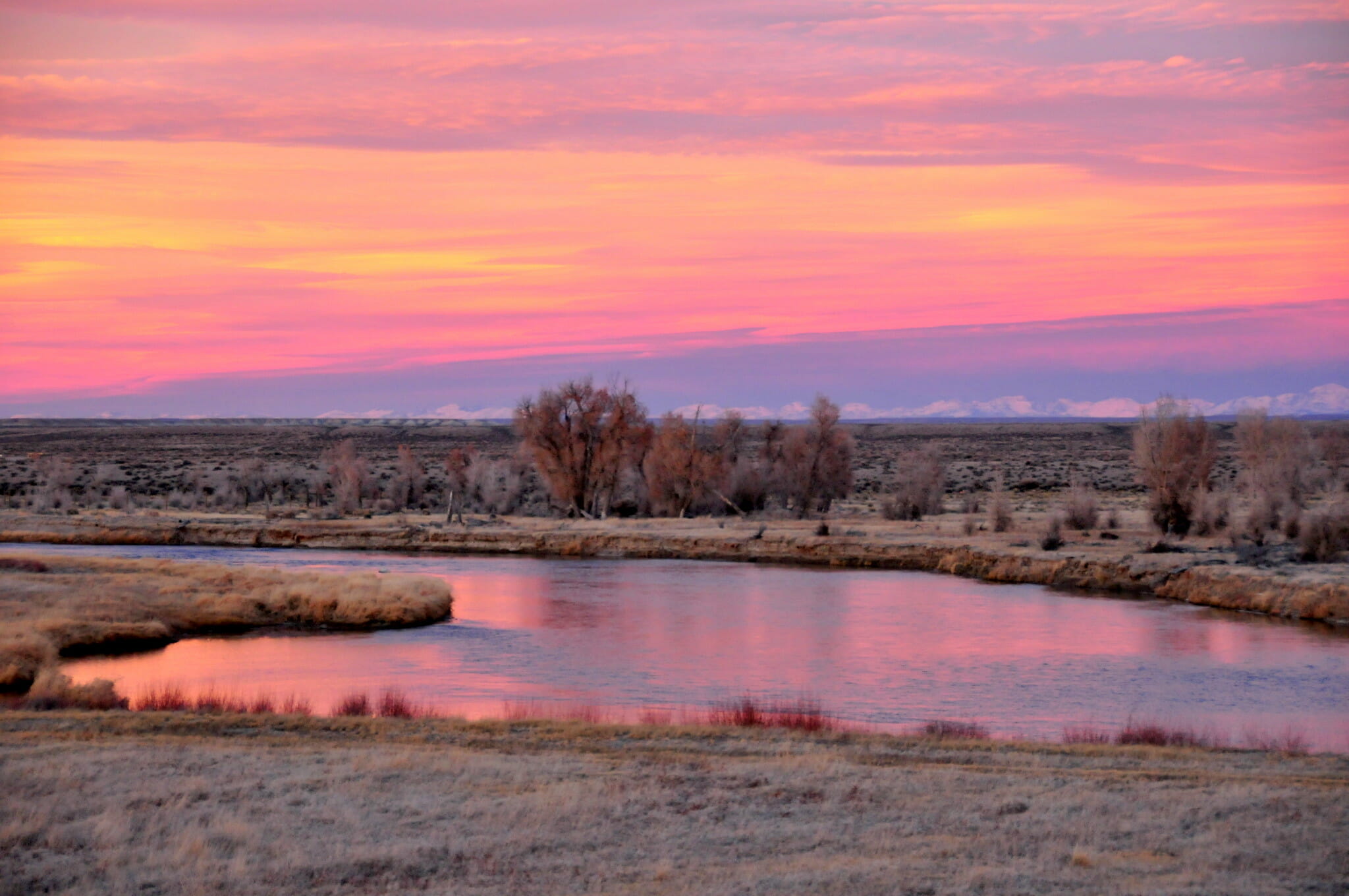 Sunset at Seedskadee National Wildlife Refuge