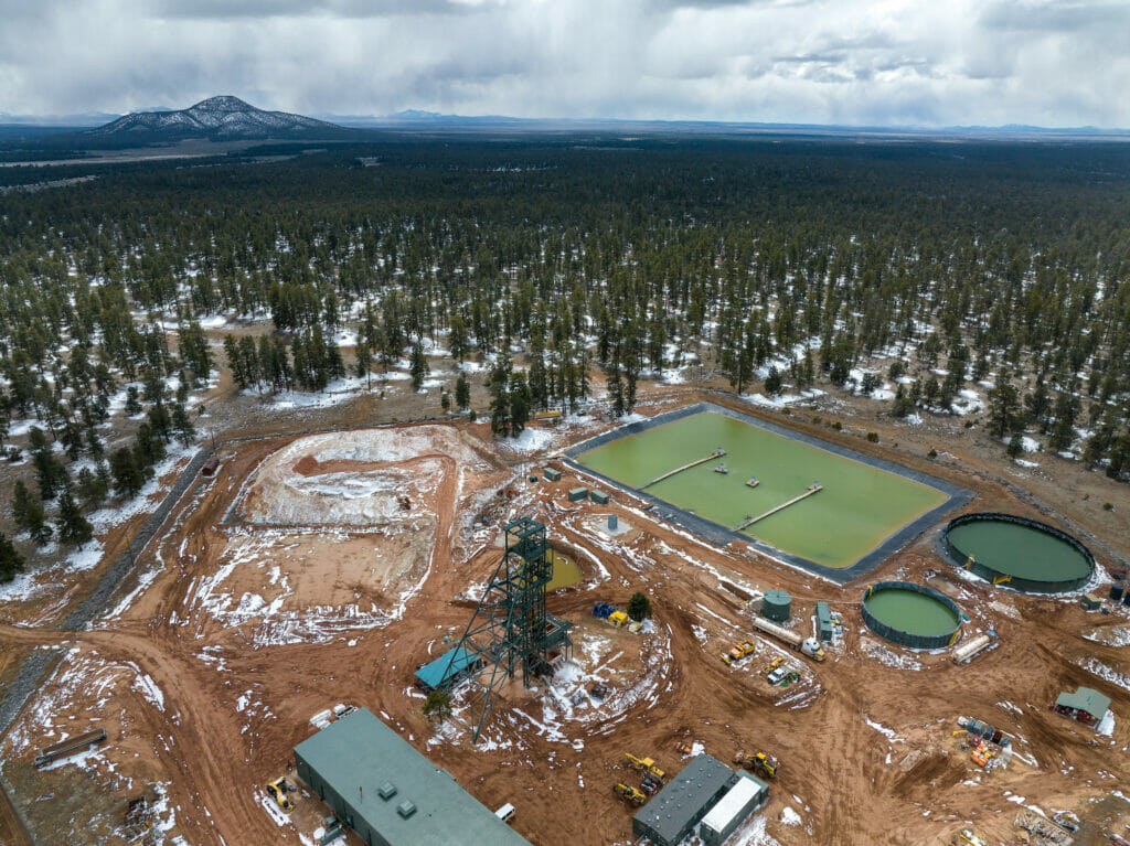 Areal view of Pinyon Plain Mine