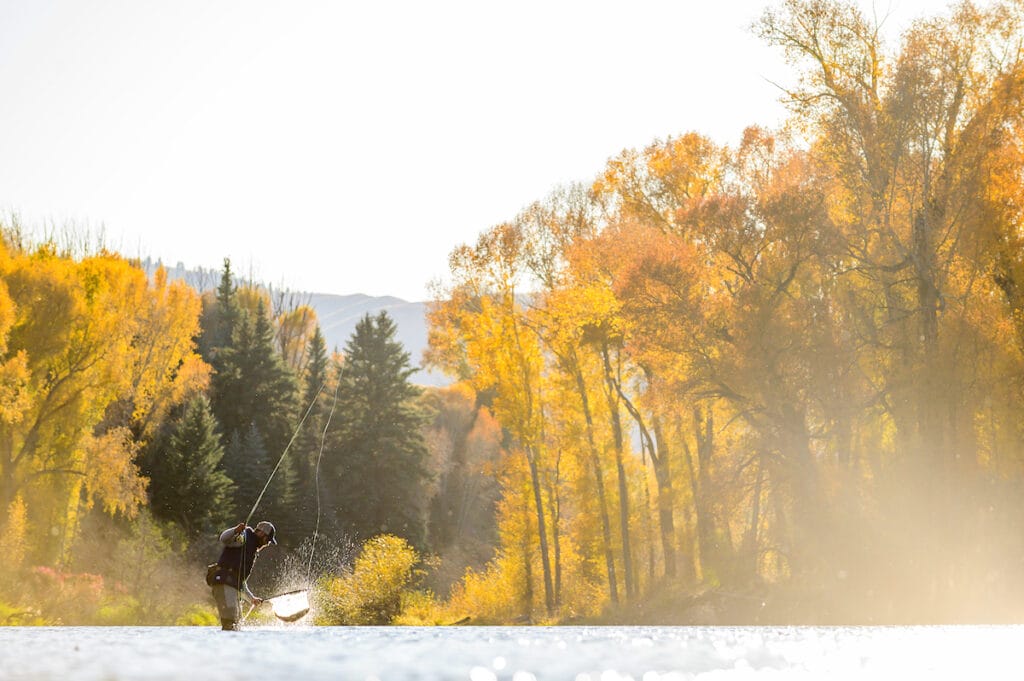 Sometimes you get lucky when you fish in the fall but it can often be difficult.