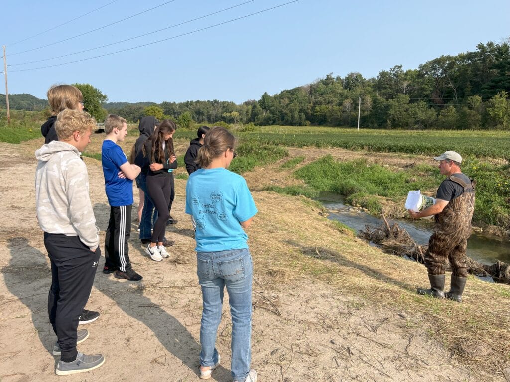 Young Conservations Help Restore Trout Habitat In Traverse Valley Creek