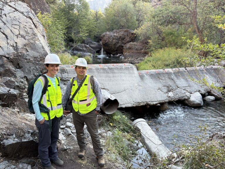 A barrier on Jenny Creek is gone