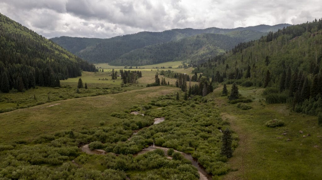 wide landscape image of beautiful roadless area