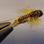 golden stone pattern fly tying