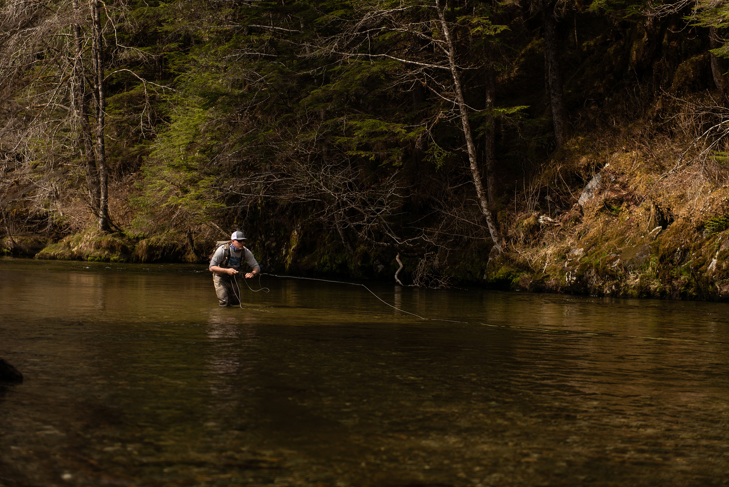fly fishing in the tongass