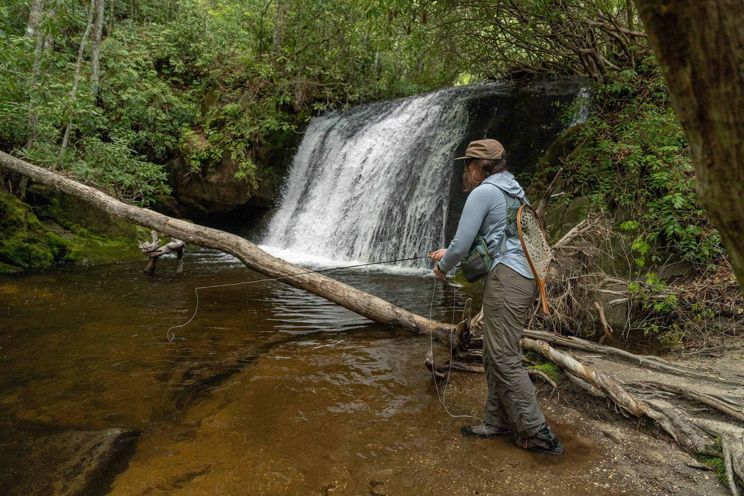 spend time on the water fly fishing