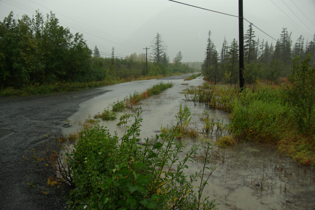 Seward Alaska flood at Japanese creek