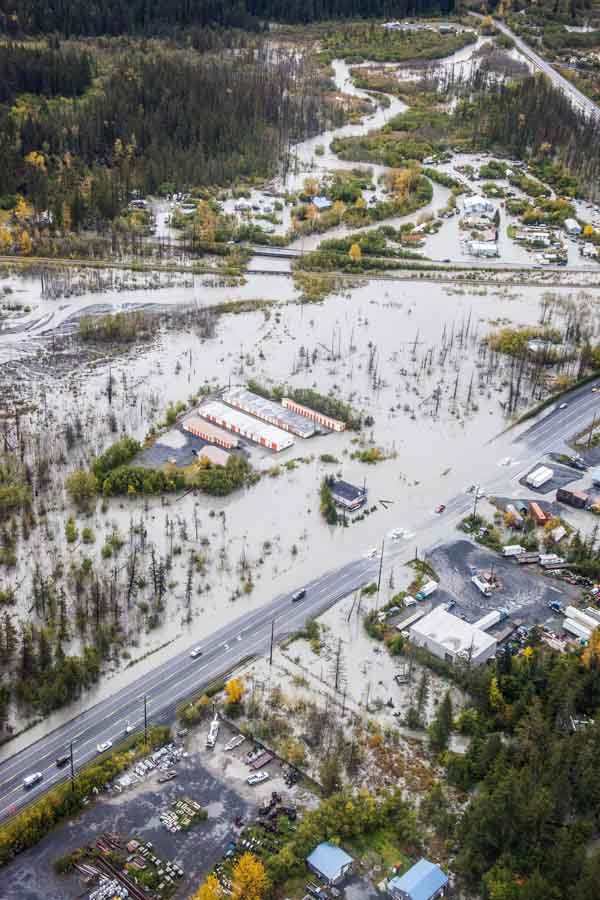 seward flood drone footage