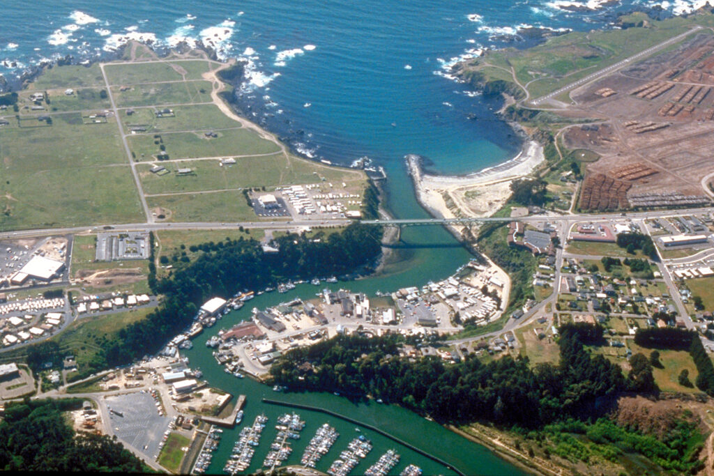 aerial view of Fort Bragg