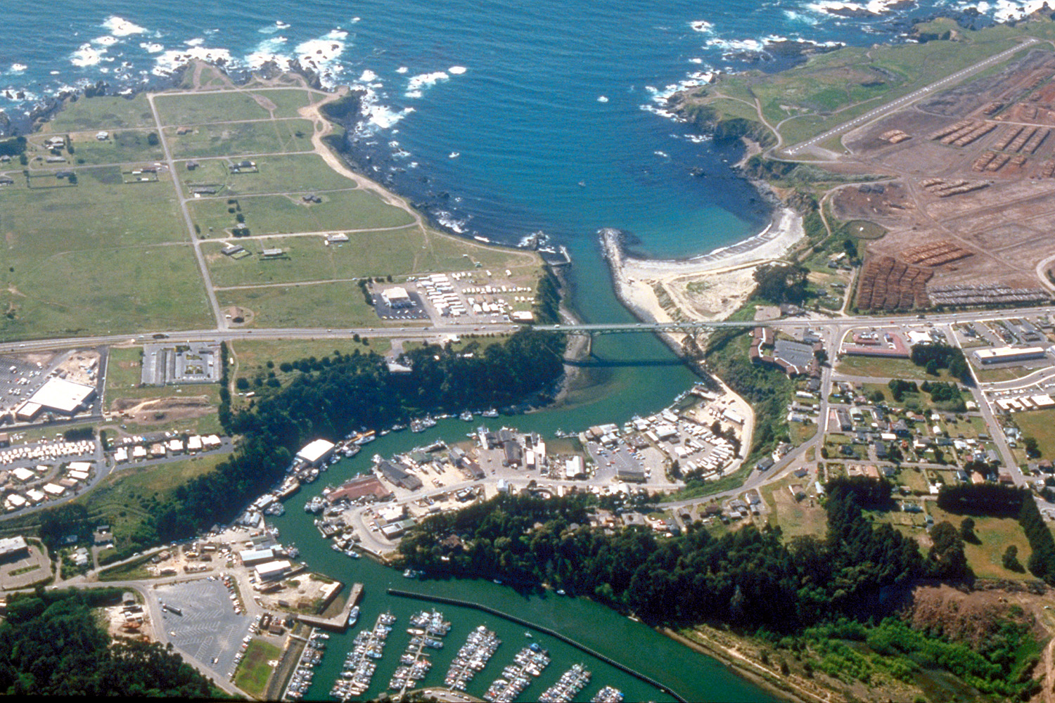 aerial view of Fort Bragg