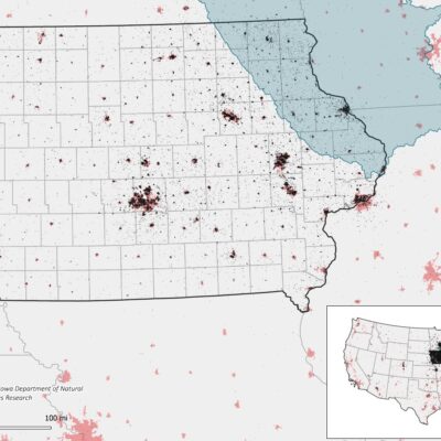map of iowa trout anglers 2025