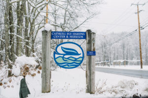 Catskills Fly Fishing Museum Sign