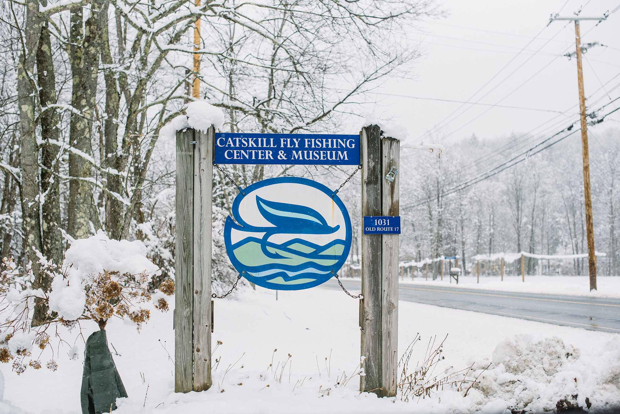 Catskills Fly Fishing Museum Sign
