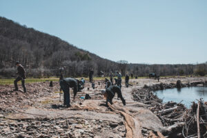 Restoration project in the Catskills, photo by Fly Lords