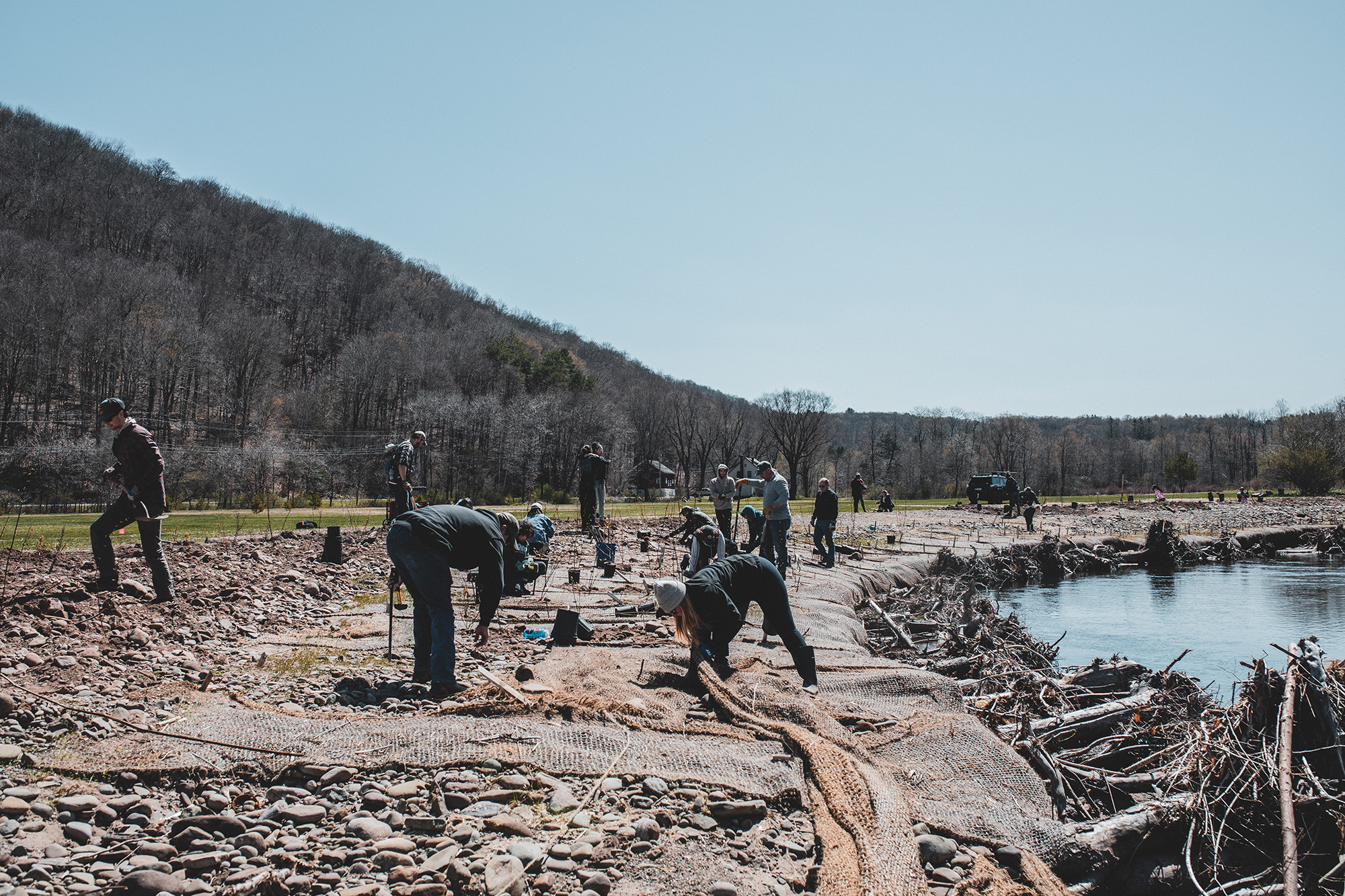 Restoration project in the Catskills, photo by Fly Lords