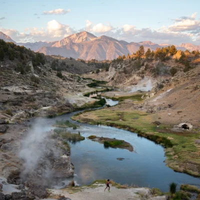 no hot creek mine wide view of picturesque landscape