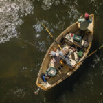 A boat shadow is much less scary to fish than a quickly moving shadow like that of a bird or your fly line