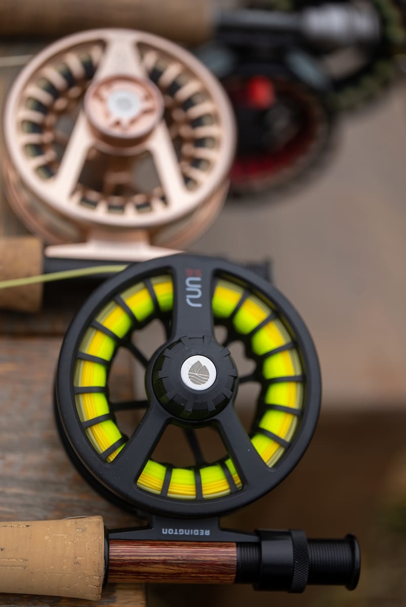 close up of two reels
