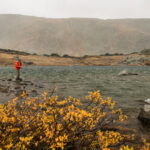 fly fishing on a windy day
