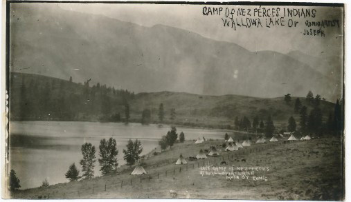 wallowa historical camp of nez perces indians