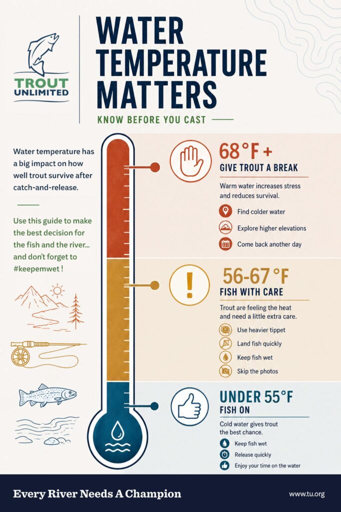 trout water temperature fishing thermometer