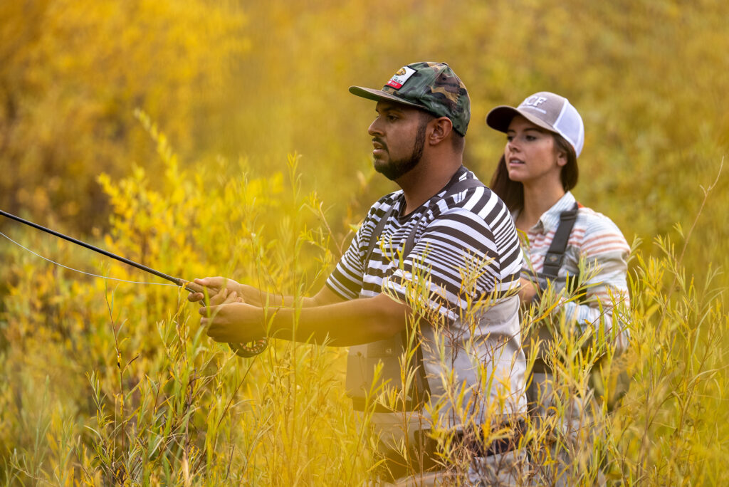practicing keeping your casting arm close to your side fly fishing