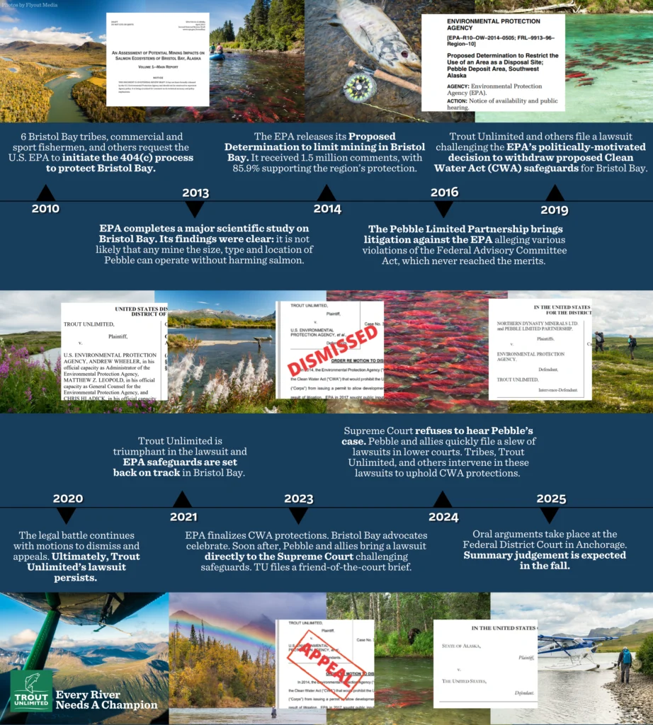 bristol bay pebble mine litigation timeline