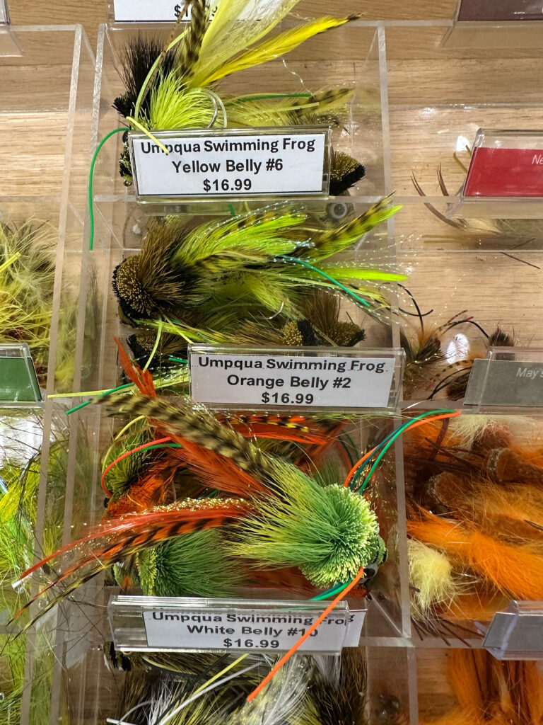 poppers in a fly shop