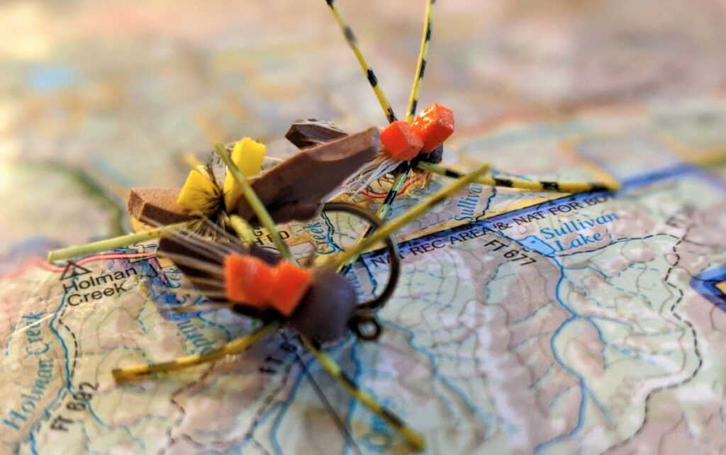 fly fishing flies - hoppers