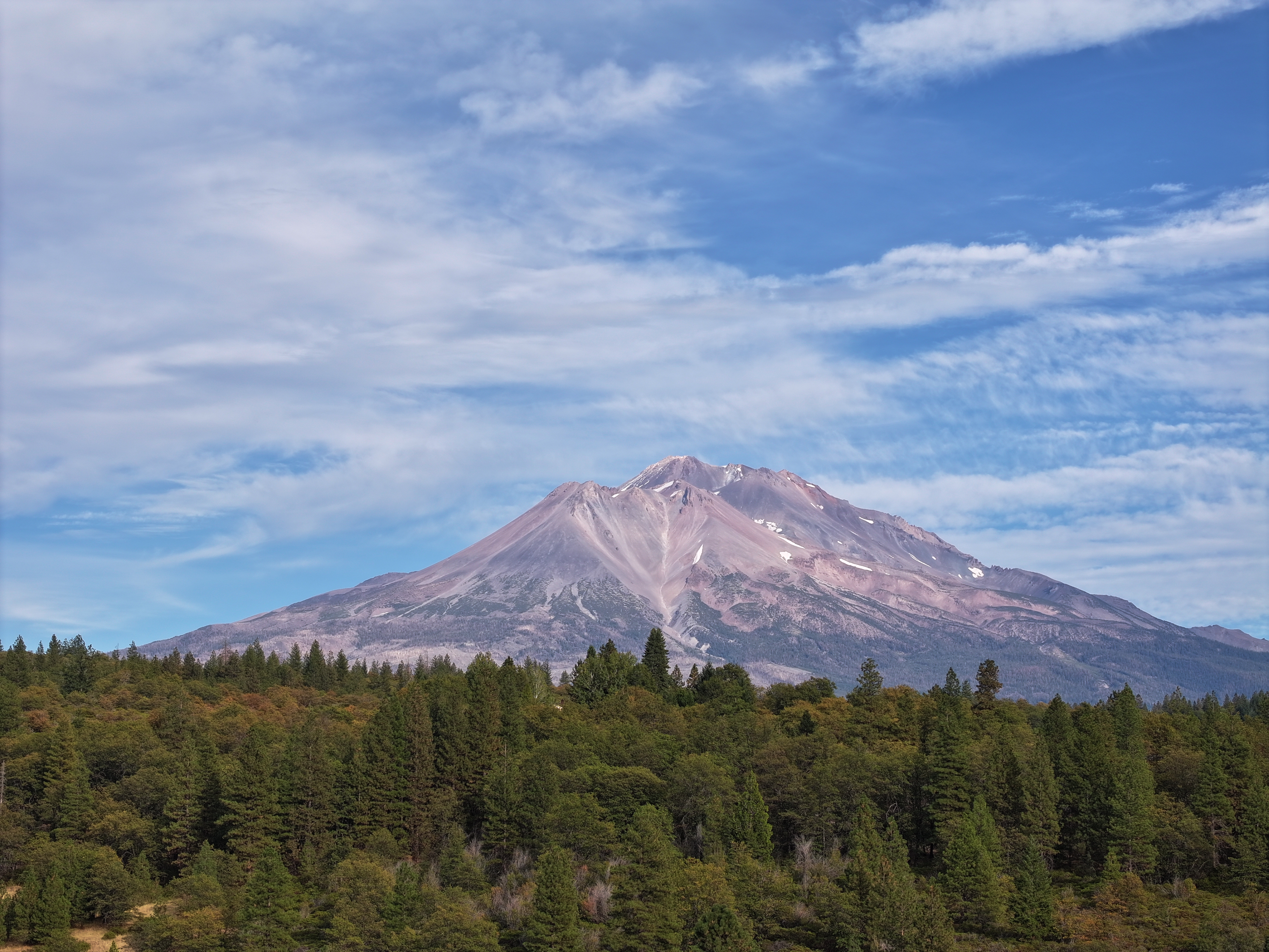 Mount Shasta near the Lower Shasta River