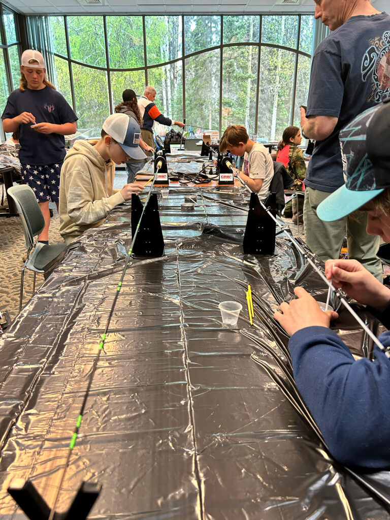 youth fly camp rod building